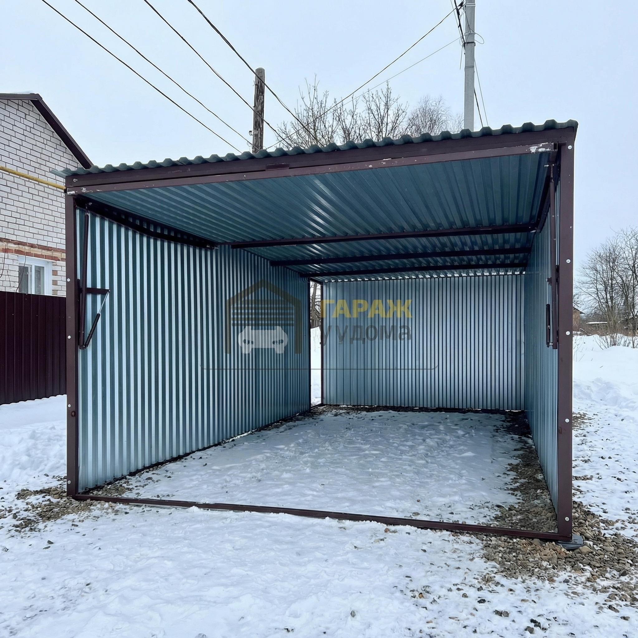 Гараж у дома. Каталог гаражей и хозблоков для любых нужд