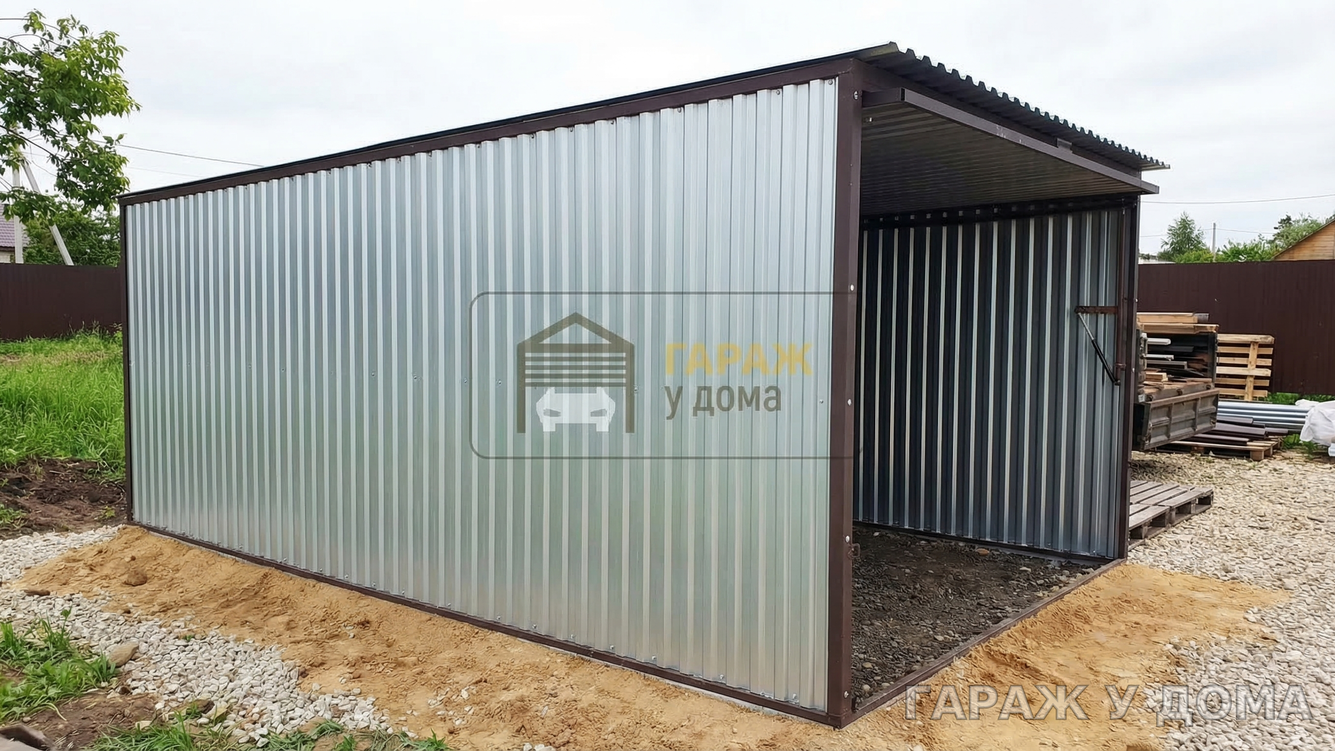 Гараж у дома. Каталог гаражей и хозблоков для любых нужд