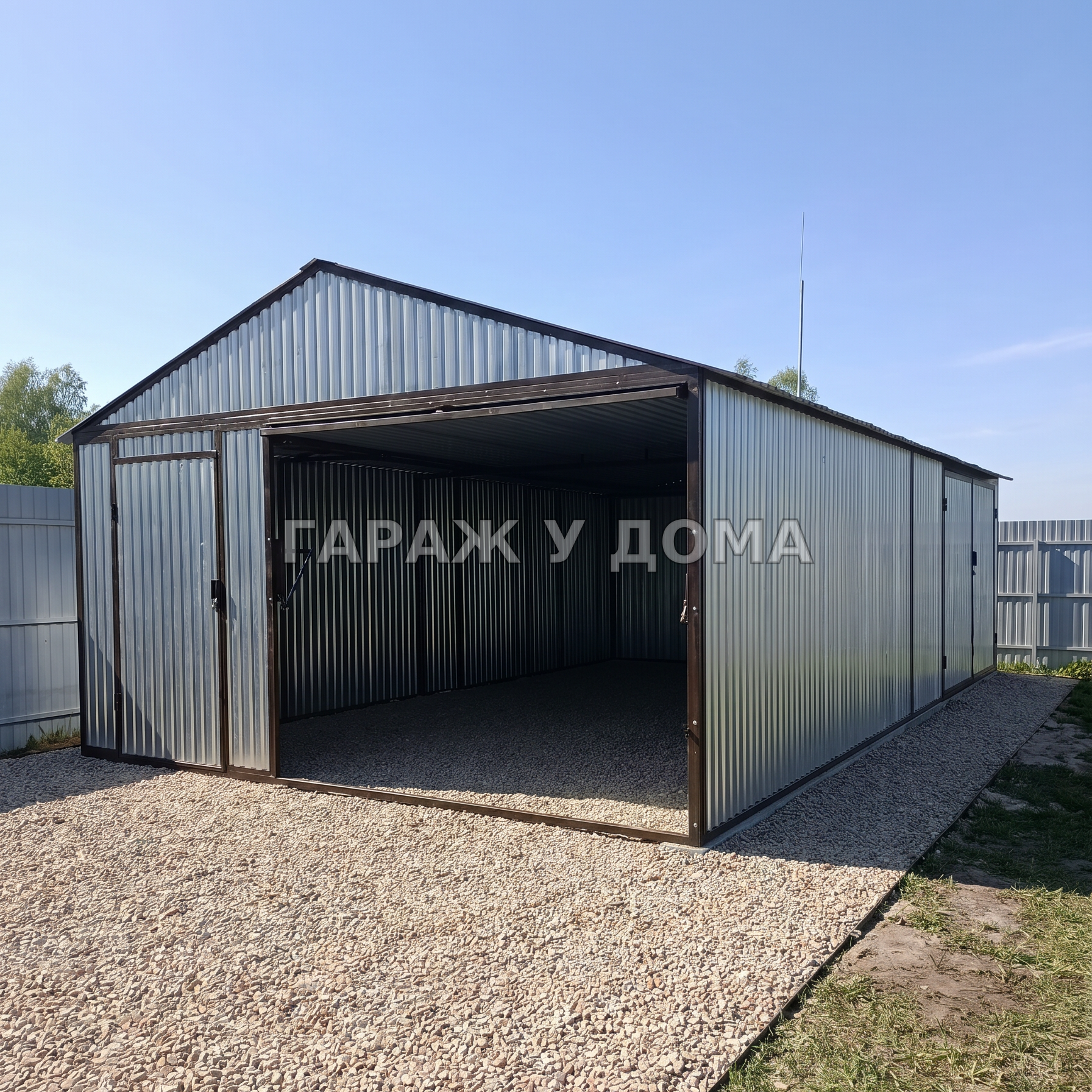 Гараж у дома. Каталог гаражей и хозблоков для любых нужд